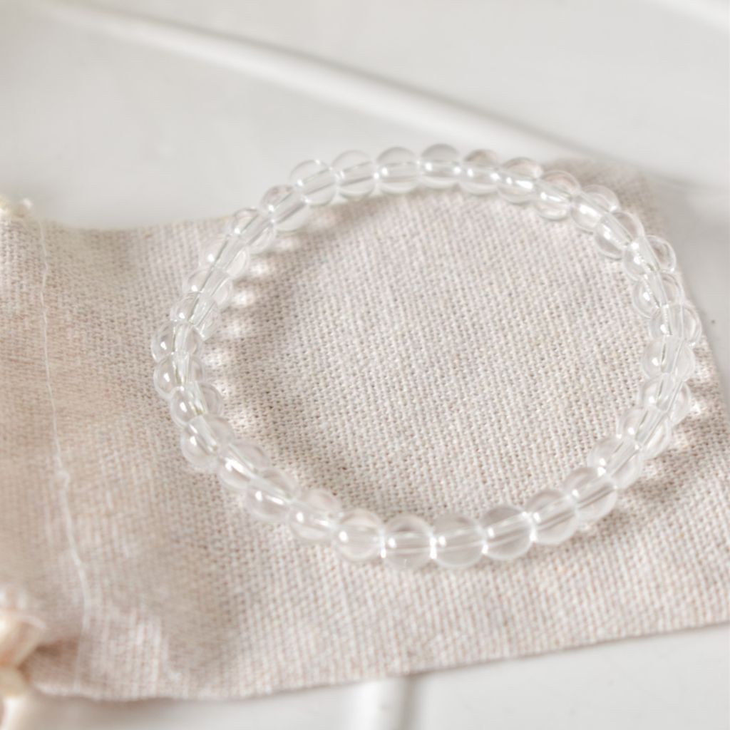 Pulsera Cuarzo Cristal | Sanación y claridad