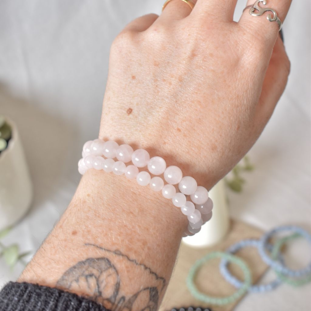 Pulsera Cuarzo Rosa | Amor propio y amistad
