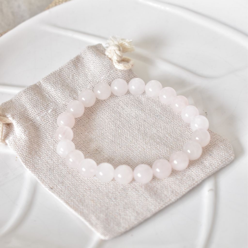 Pulsera Cuarzo Rosa | Amor propio y amistad