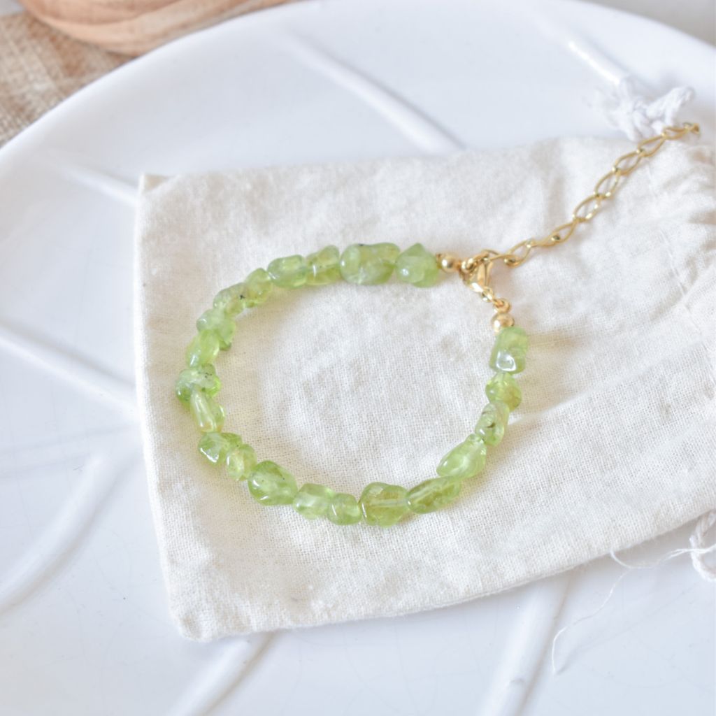 Pulsera Erin Peridoto | Renovación y frescura