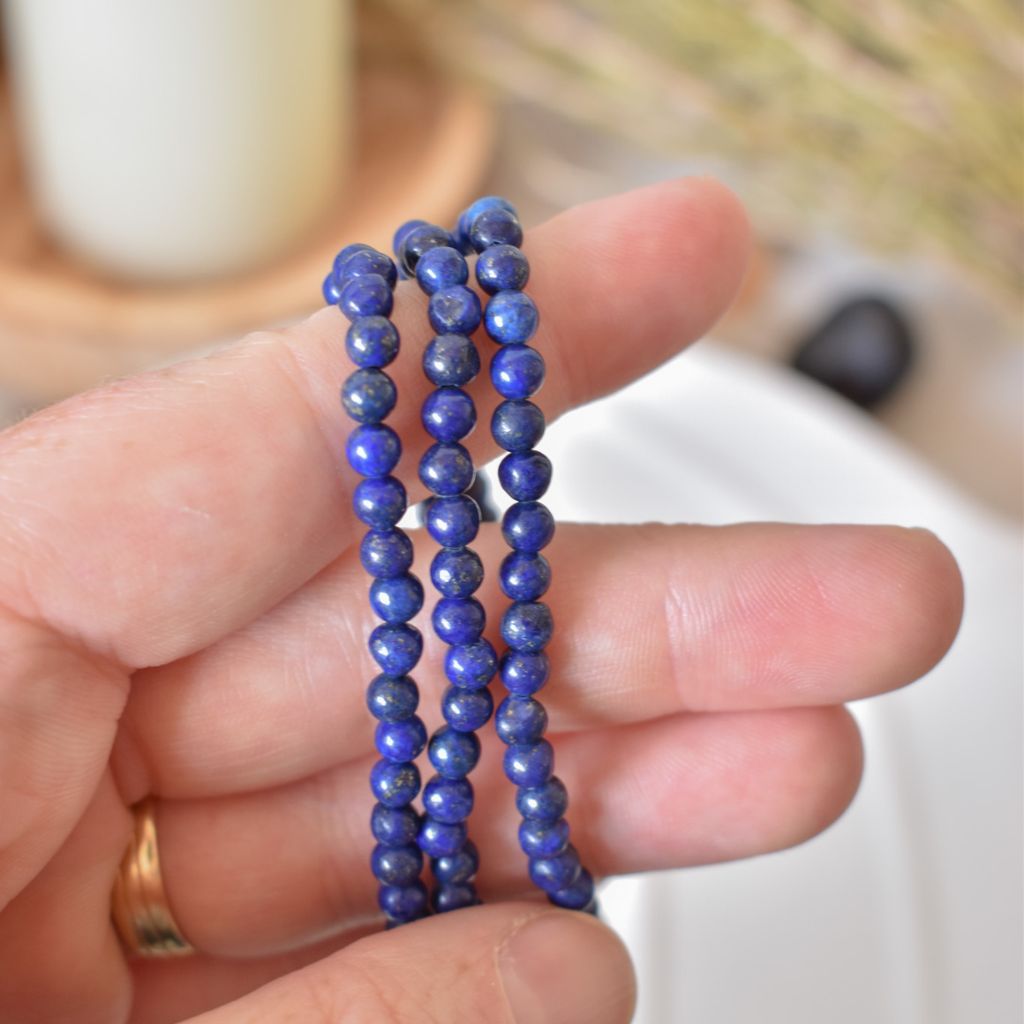 Pulsera Mini Lapislázuli | Claridad, intuición y equilibrio