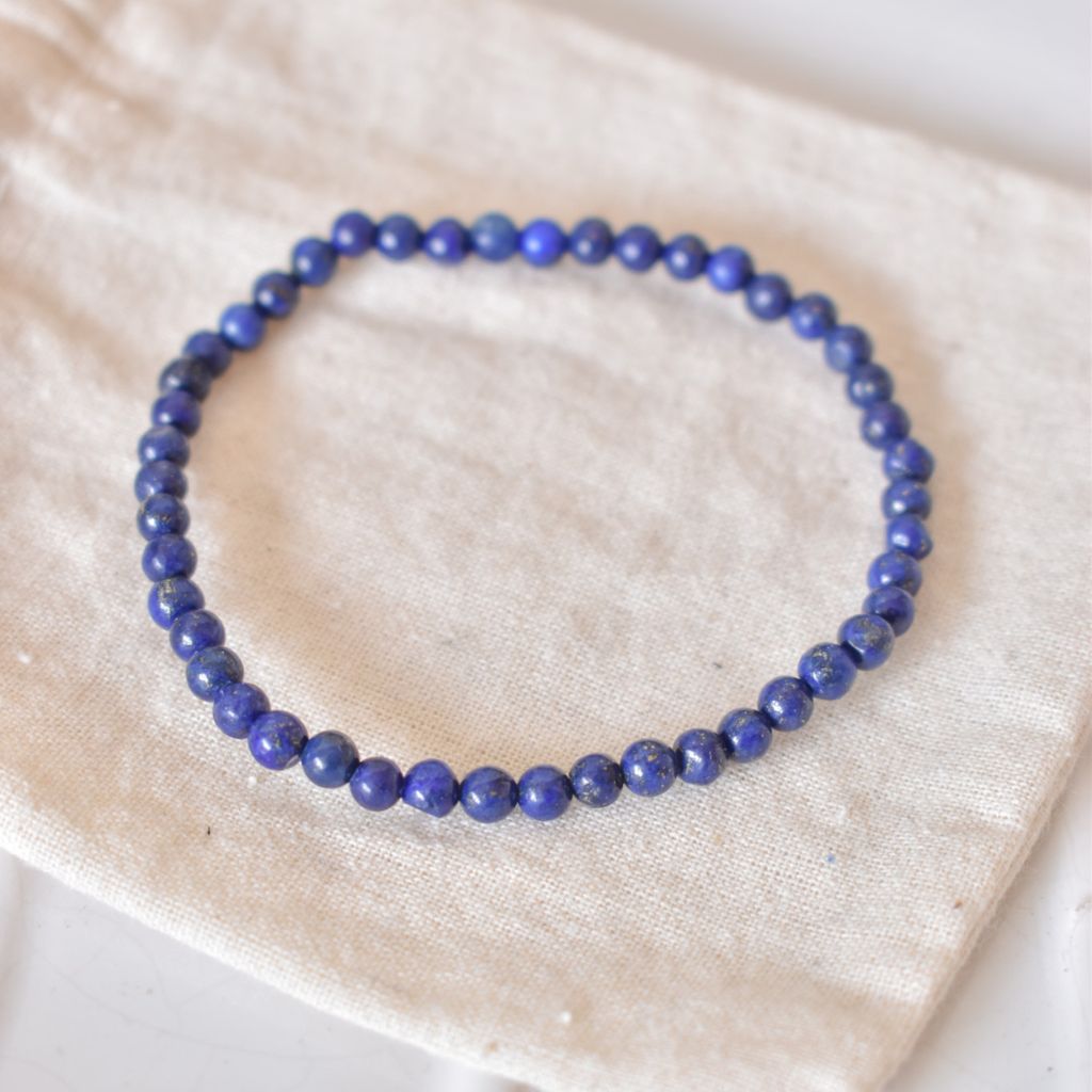 Pulsera Mini Lapislázuli | Claridad, intuición y equilibrio