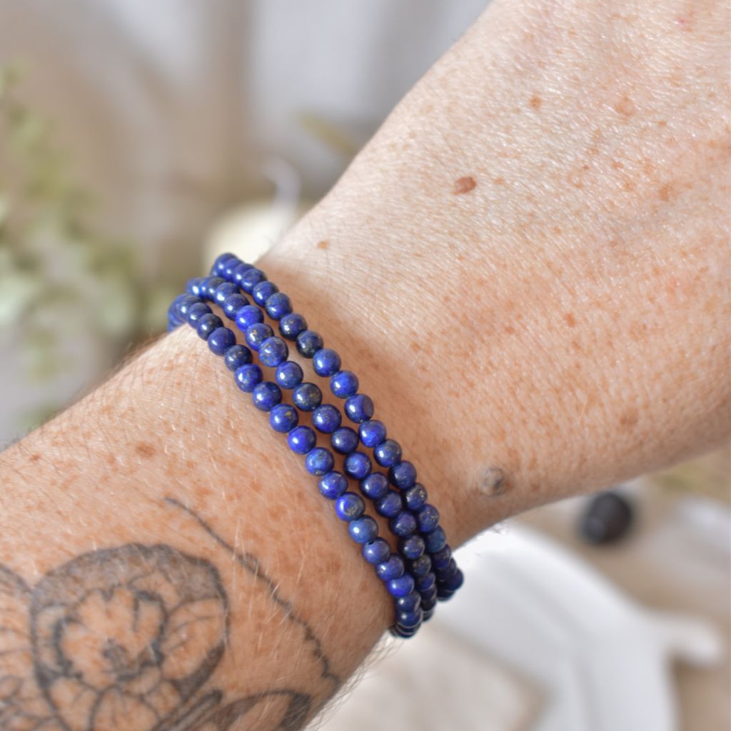 Pulsera Mini Lapislázuli | Claridad, intuición y equilibrio