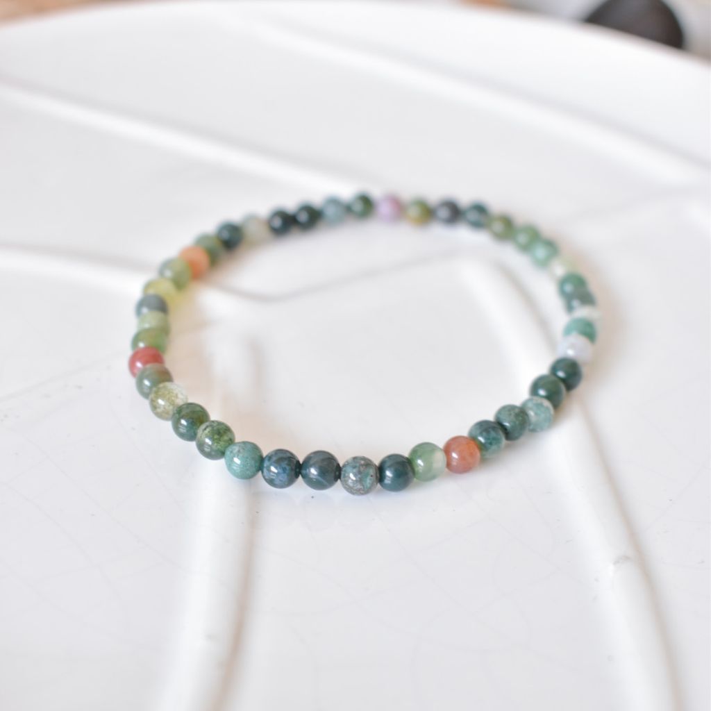 Pulsera Mini Ágata India | Armonía, enraizamiento y equilibrio