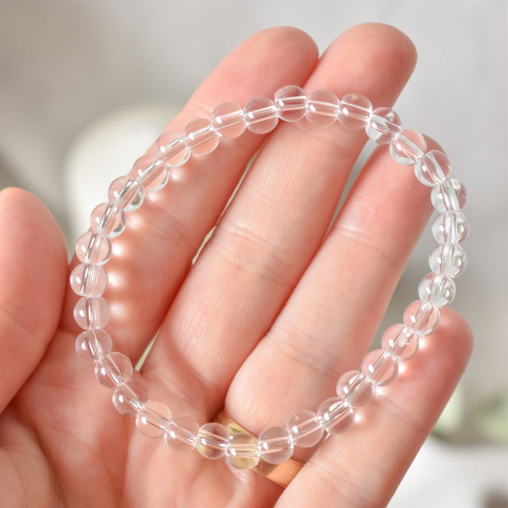 Pulsera Cuarzo Cristal | Sanación y claridad