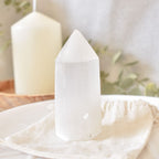 Punta de Selenita | Limpieza y Claridad Energética