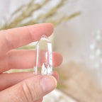 3 Mini Puntas de Cuarzo Cristal