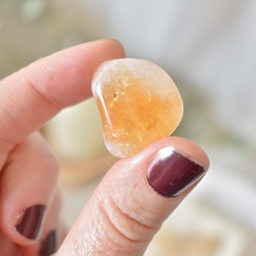 Rodado de Citrino | Energía, abundancia y alegría interior
